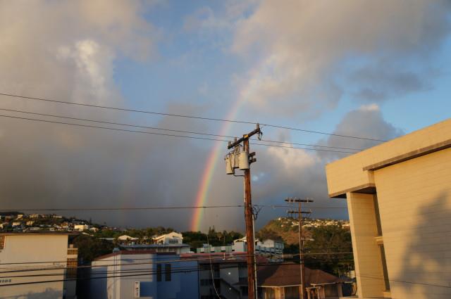 ハワイ、虹、空